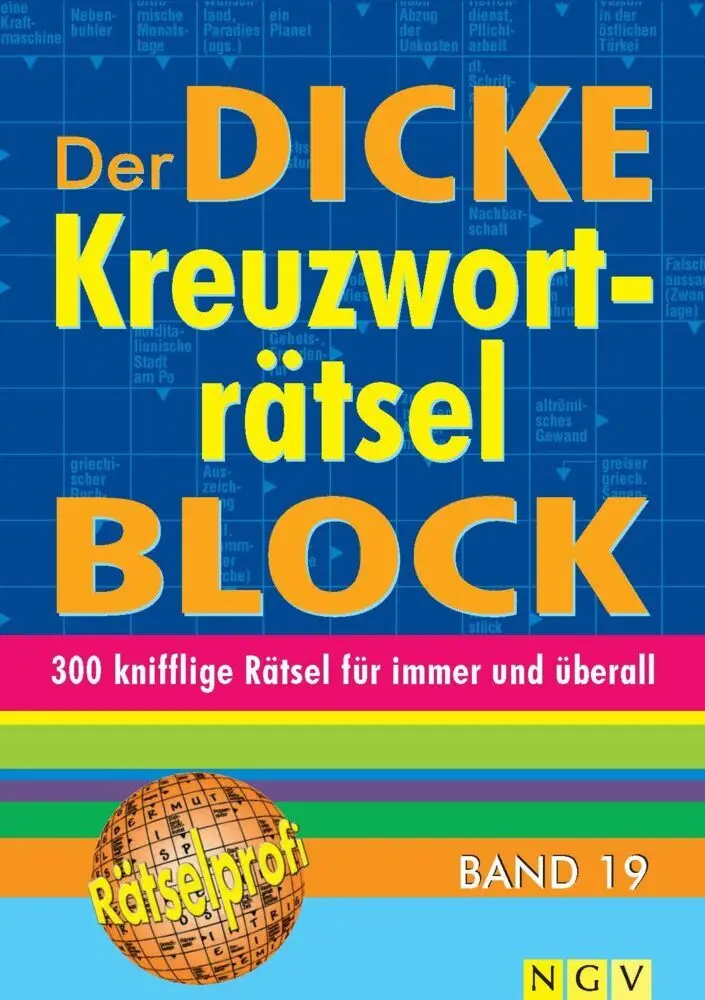 Cover: 9783625174080 | Der dicke Kreuzworträtsel-Block.Bd.19 | Taschenbuch | Geblockt | 2015