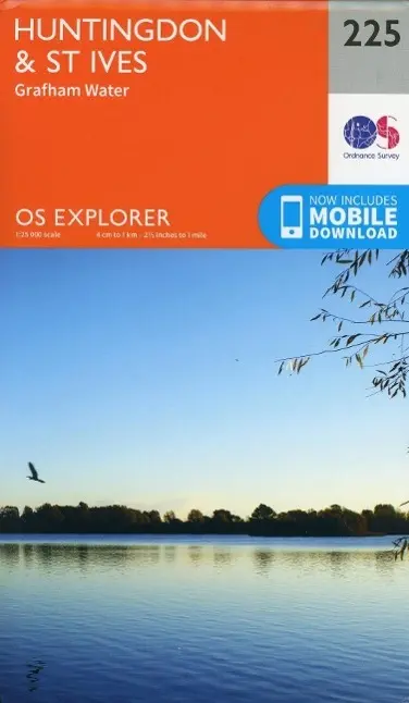 Cover: 9780319244180 | Huntingdon and St.Ives, Grafham Water | Ordnance Survey | (Land-)Karte