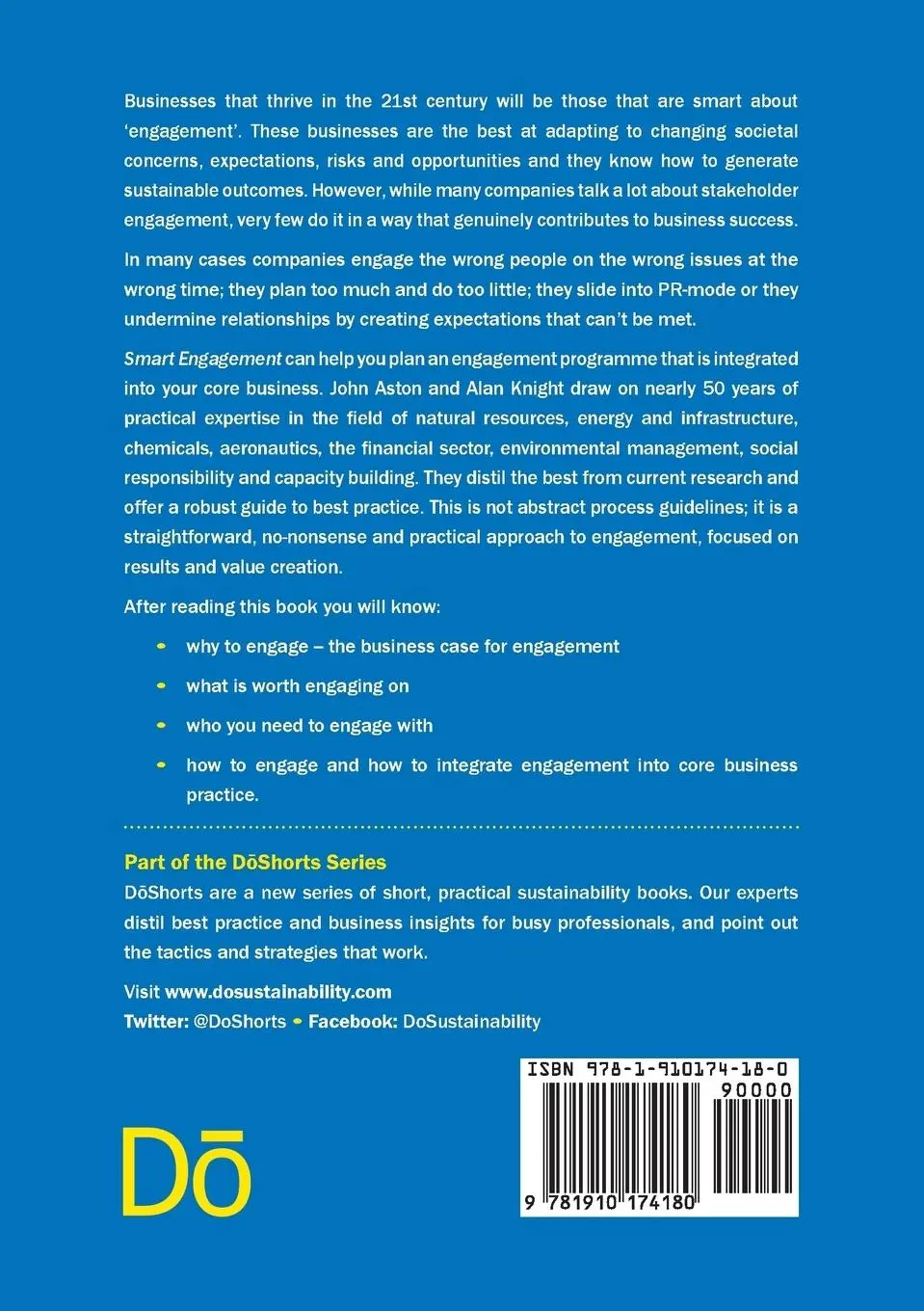 Rückseite: 9781910174180 | Smart Engagement | Why, What, Who and How | John Aston (u. a.) | Buch