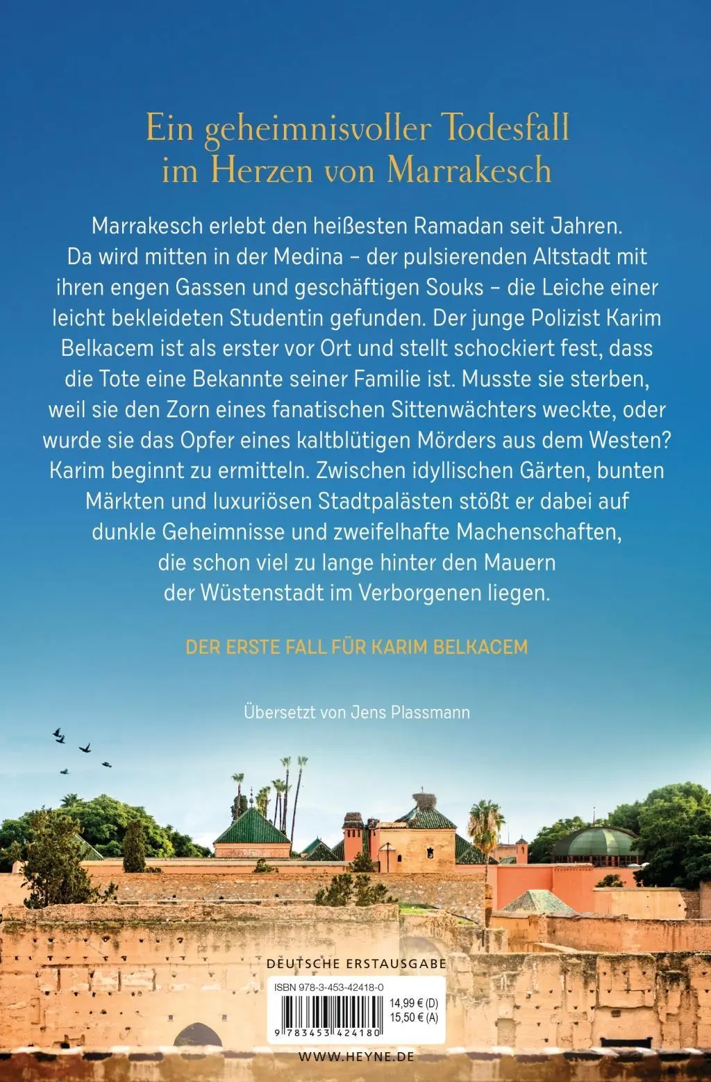 Bild: 9783453424180 | Schatten über Marrakesch | Ein Marokko-Krimi | James von Leyden | Buch