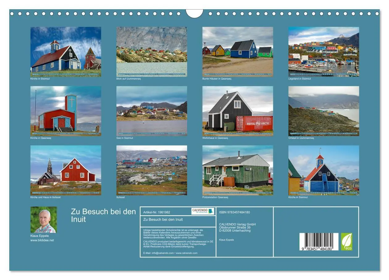 Bild: 9783457484180 | Zu Besuch bei den Inuit (Wandkalender 2026 DIN A3 quer), CALVENDO...