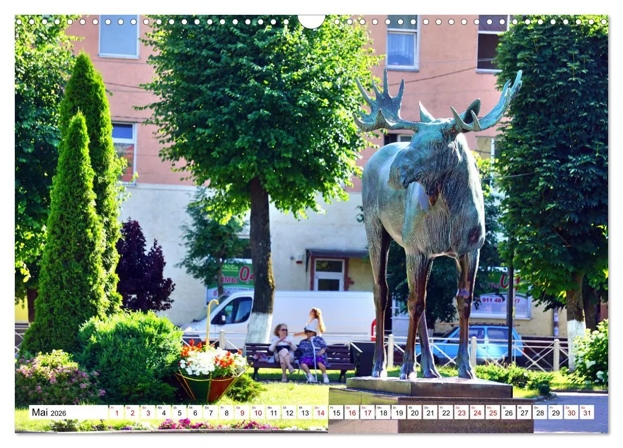 Bild: 9783457624180 | Ostpreußens Elche (Wandkalender 2026 DIN A3 quer), CALVENDO...