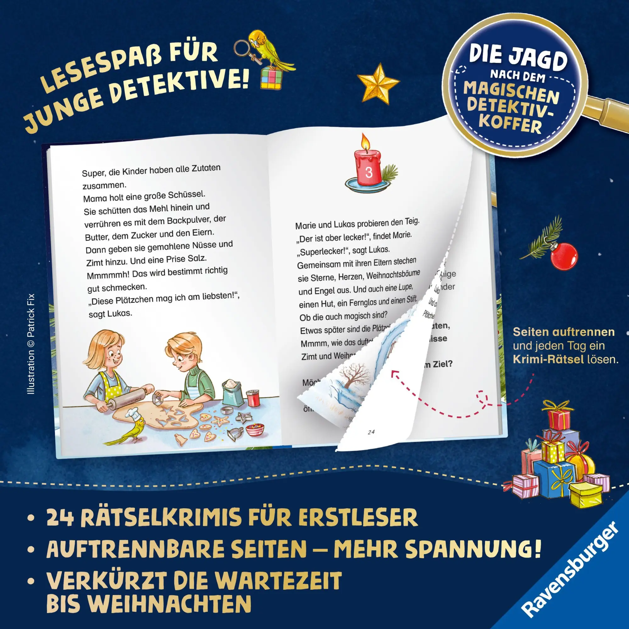 Bild: 9783473464180 | Die Jagd nach dem magischen Detektivkoffer - Adventskalender:...