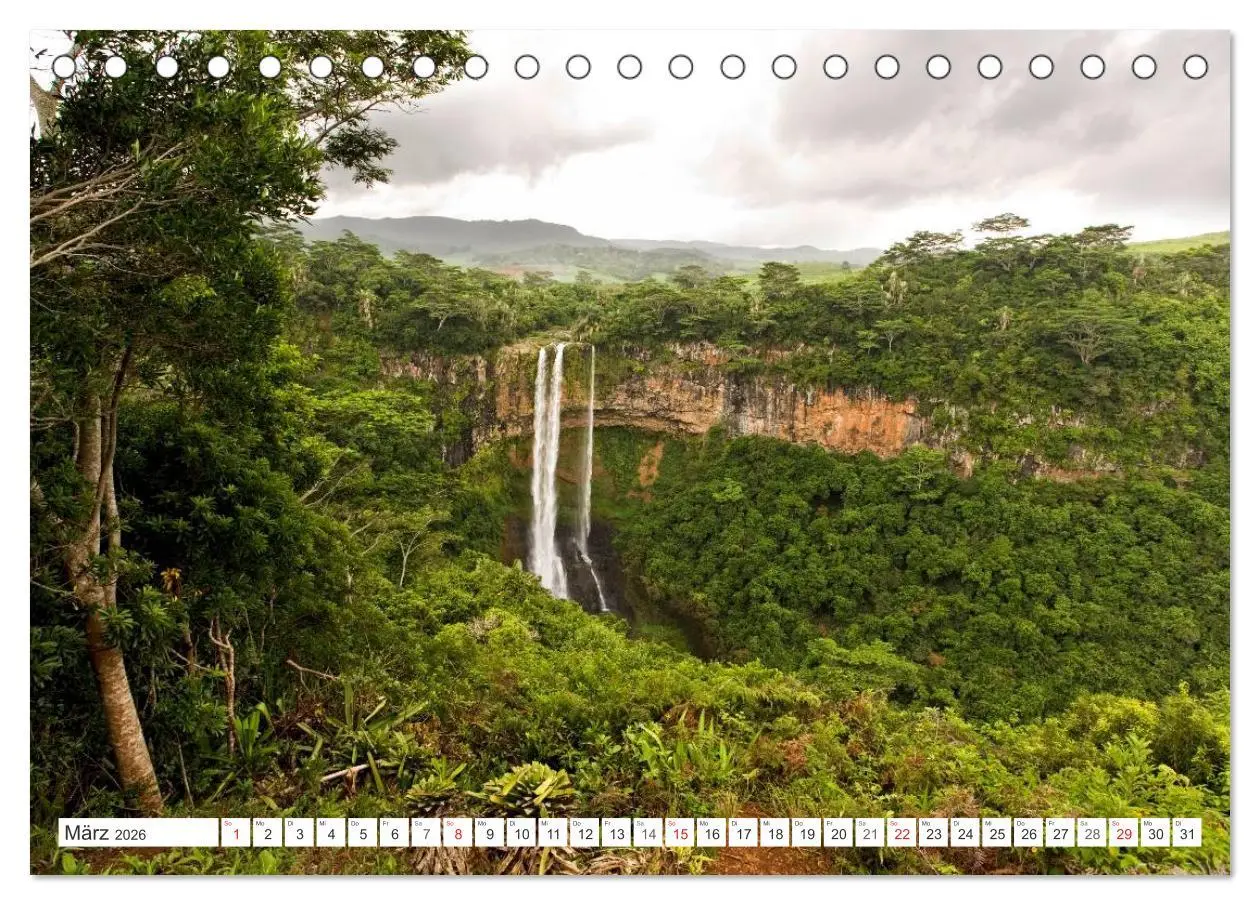 Bild: 9783516194180 | Mauritius (Tischkalender 2026 DIN A5 quer), CALVENDO Monatskalender