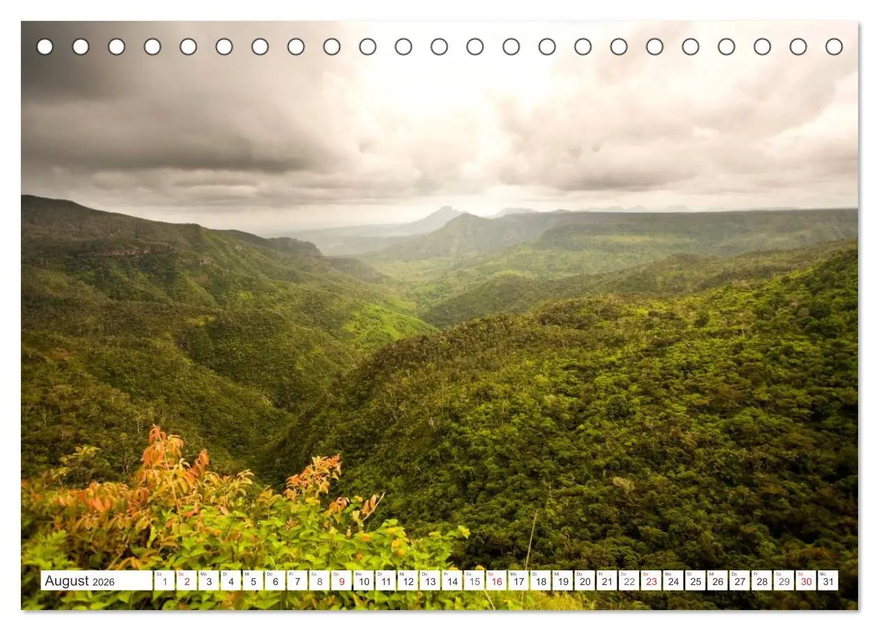 Bild: 9783516194180 | Mauritius (Tischkalender 2026 DIN A5 quer), CALVENDO Monatskalender