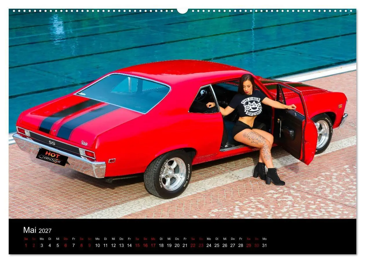 Bild: 9783569354180 | Hot Chrome US Automobile (hochwertiger Premium Wandkalender 2027...