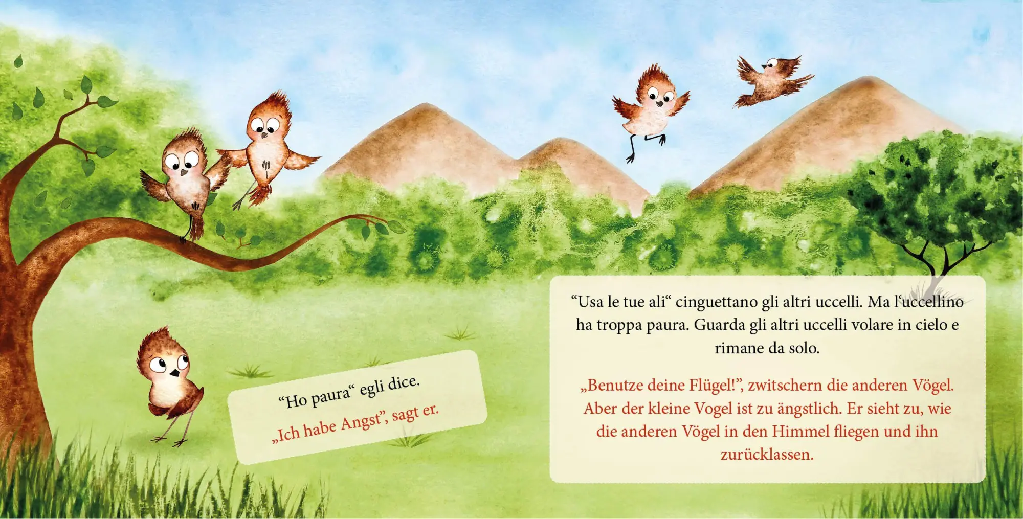Bild: 9783949514180 | Flieg, kleiner Vogel. - Vola, uccellino. | Ingo Blum | Buch | 40 S.