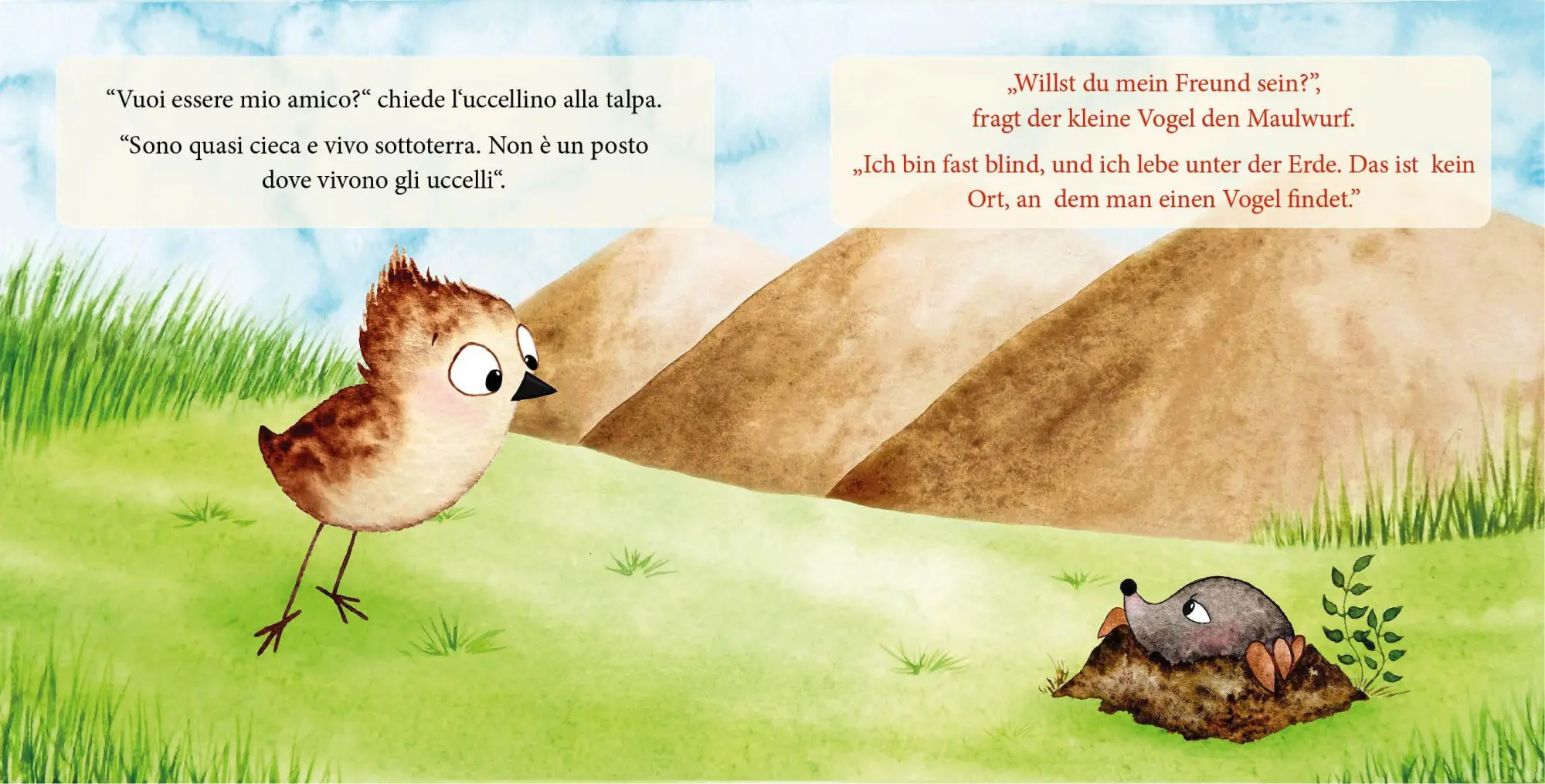 Bild: 9783949514180 | Flieg, kleiner Vogel. - Vola, uccellino. | Ingo Blum | Buch | 40 S.