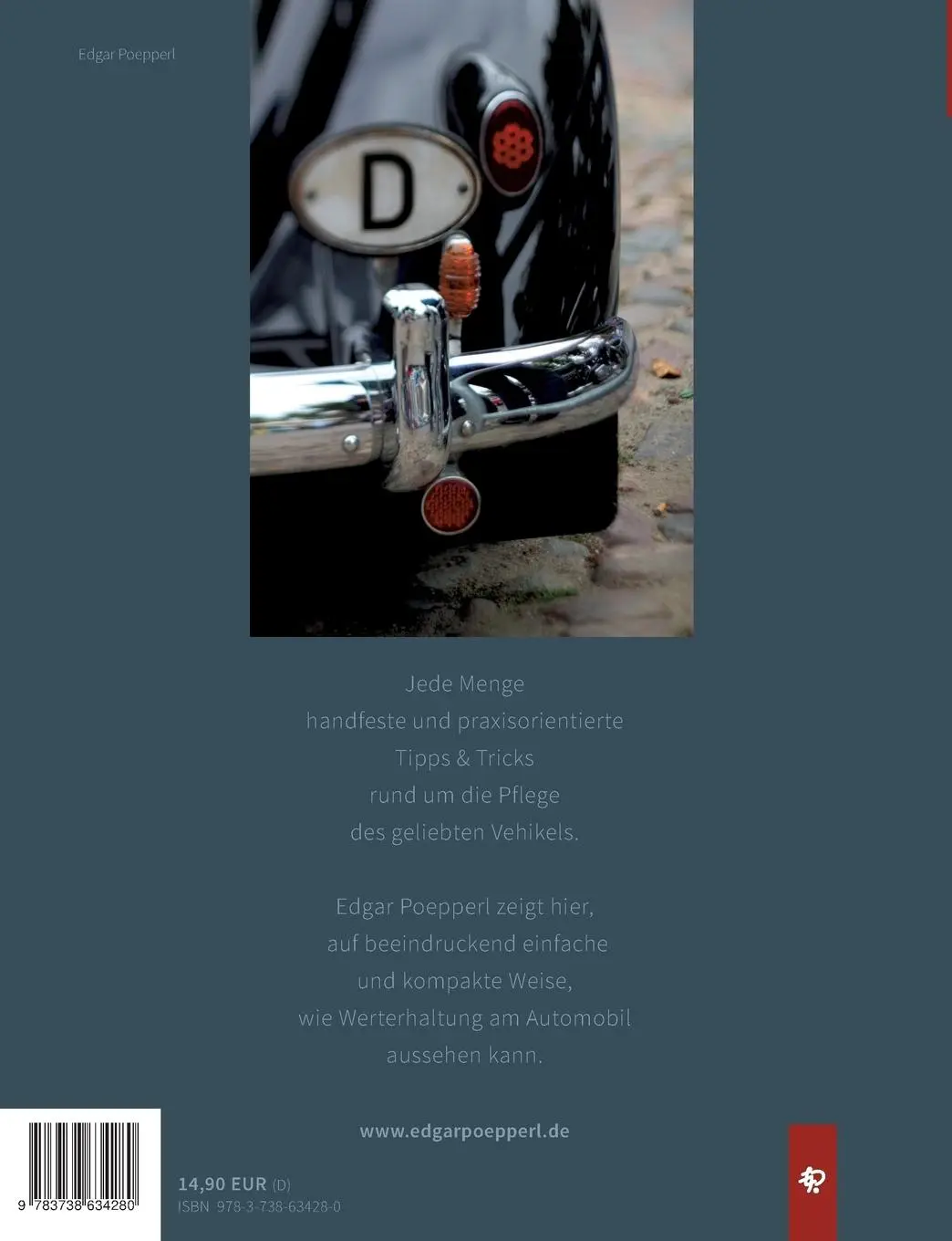 Rückseite: 9783738634280 | Das ultimative Handbuch der Autopflege | Edgar Poepperl | Taschenbuch