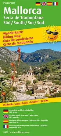 Cover: 9783747304280 | Mallorca - Serra de Tramuntana Sur/Süd /South/Sud 1:25 000 | Deutsch