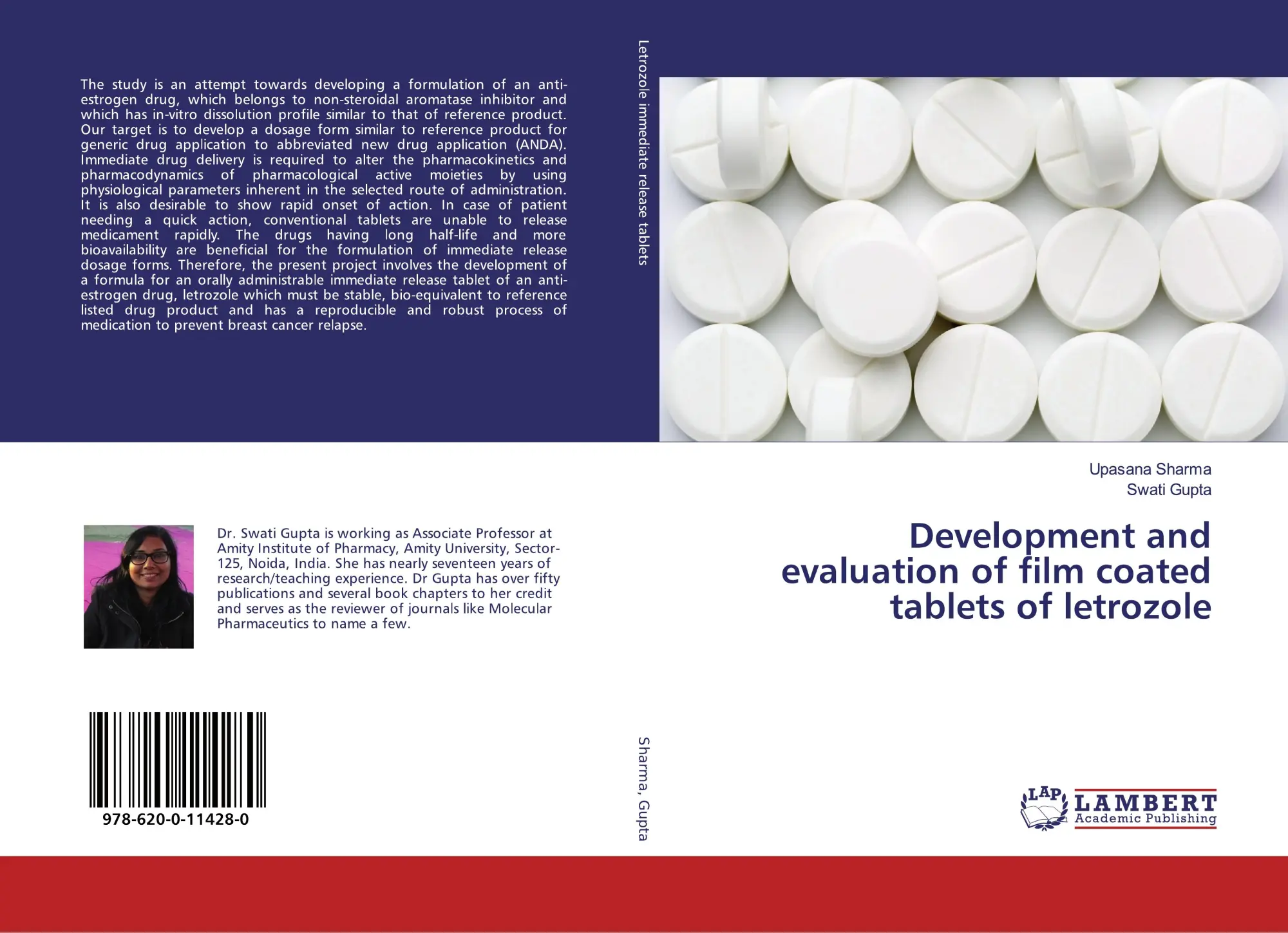 Cover: 9786200114280 | Development and evaluation of film coated tablets of letrozole | Buch