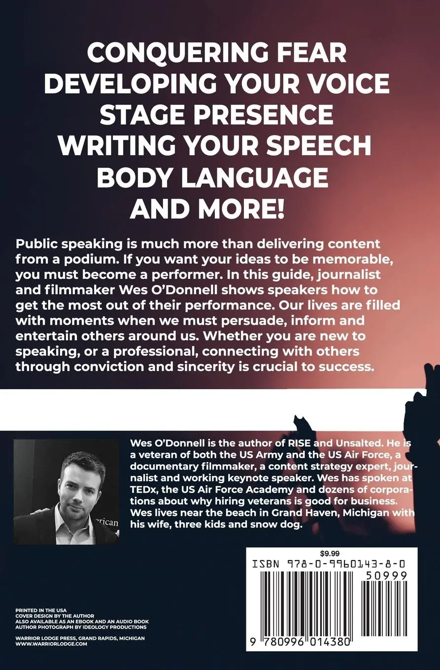 Rückseite: 9780996014380 | Own the Crowd | A Guide to Giving the Best Speech of Your Life! | Buch