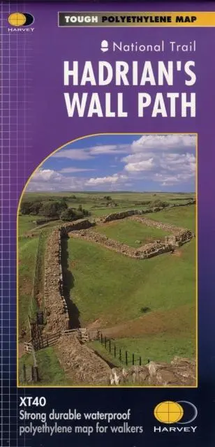 Cover: 9781851374380 | Hadrian's Wall Path | Harvey Map Services Ltd. | (Land-)Karte | 2019