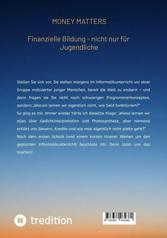 Rückseite: 9783384034380 | Money matters | Finanzielle Bildung - nicht nur für Jugendliche | Buch