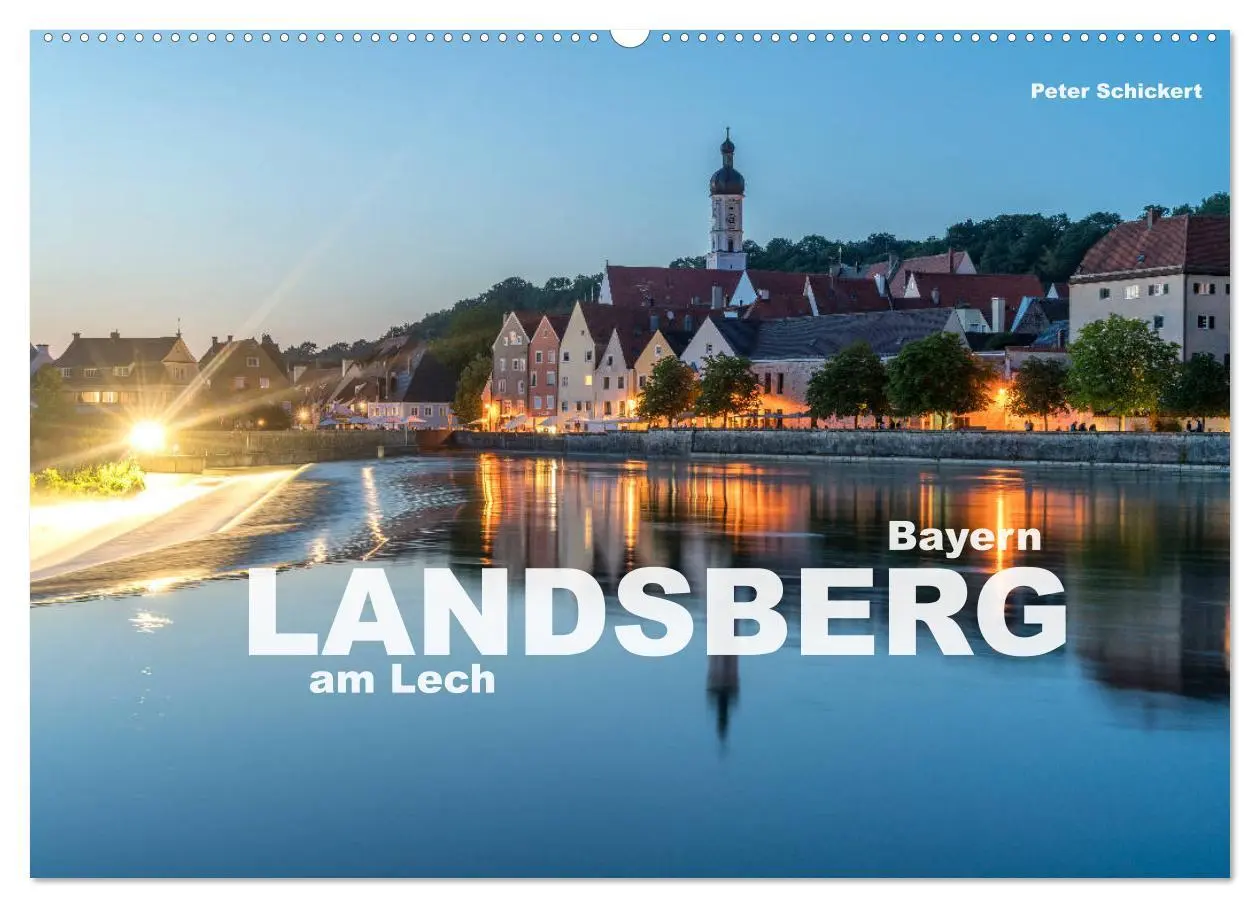Cover: 9783457774380 | Landsberg am Lech (Wandkalender 2026 DIN A2 quer), CALVENDO...