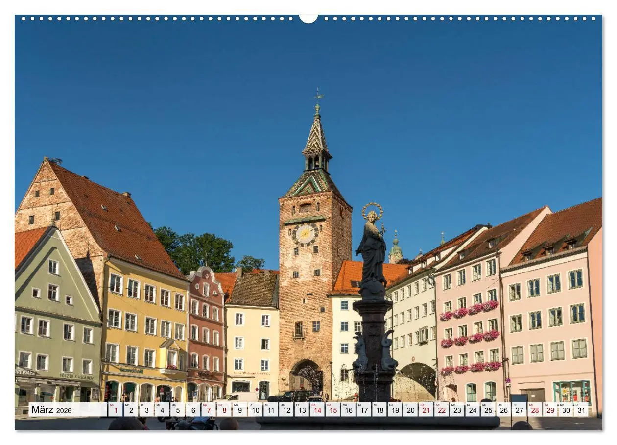 Bild: 9783457774380 | Landsberg am Lech (Wandkalender 2026 DIN A2 quer), CALVENDO...