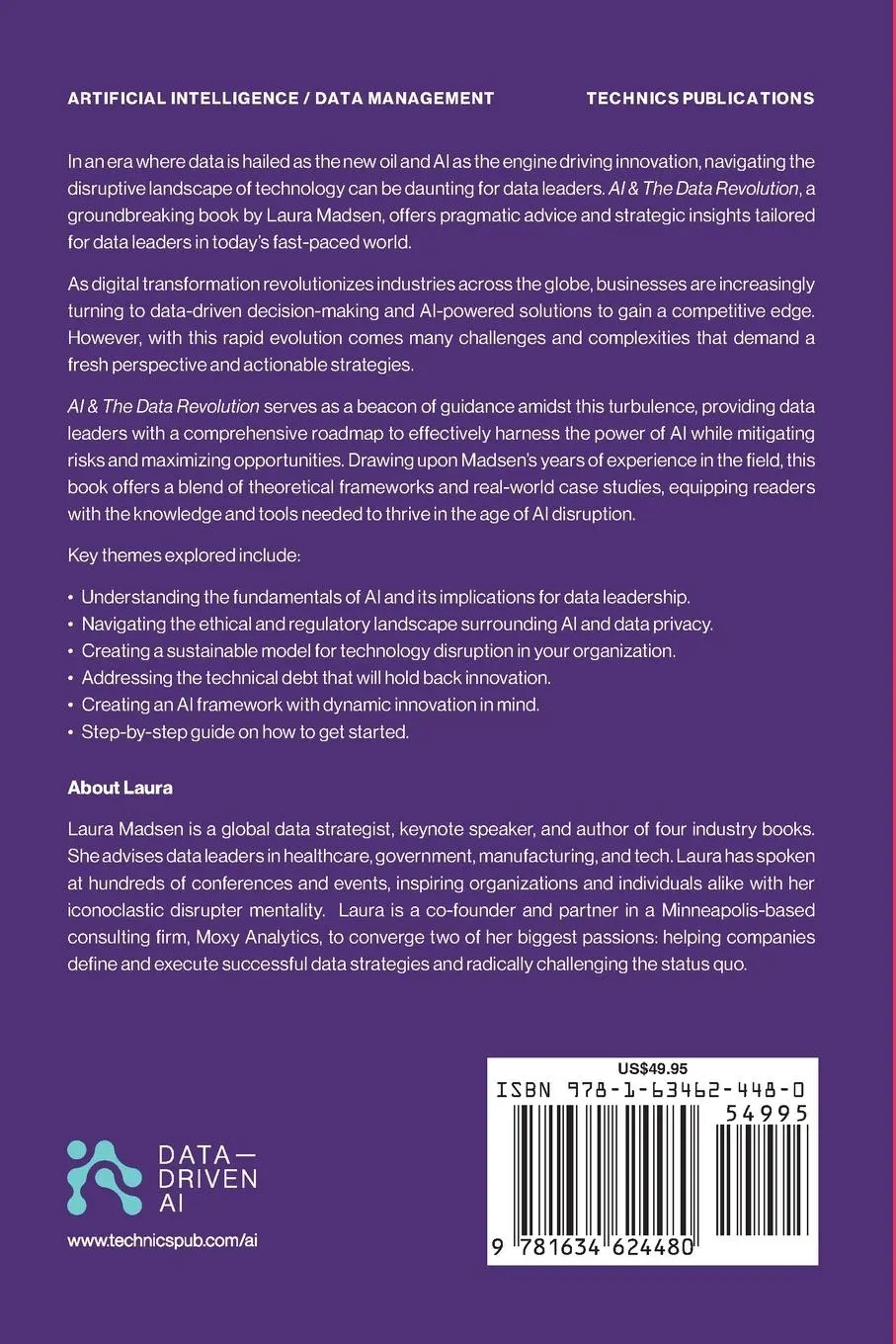 Rückseite: 9781634624480 | AI &amp; The Data Revolution | Laura Madsen | Taschenbuch | Englisch