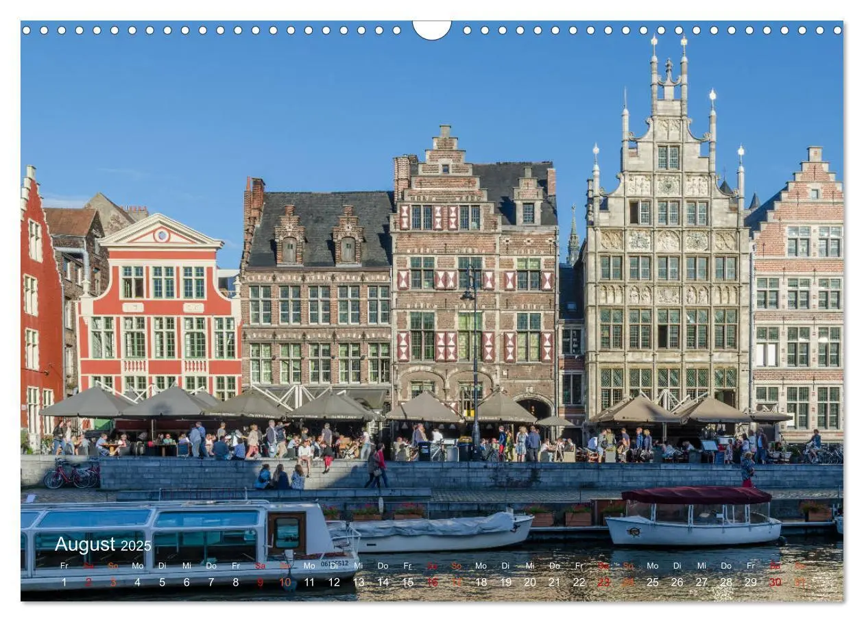 Bild: 9783435364480 | Flandern - Stadt und Strand (Wandkalender 2025 DIN A3 quer),...