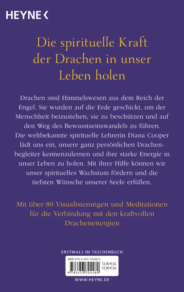 Bild: 9783453704480 | Weise Drachen | Diana Cooper | Taschenbuch | 320 S. | Deutsch | 2022