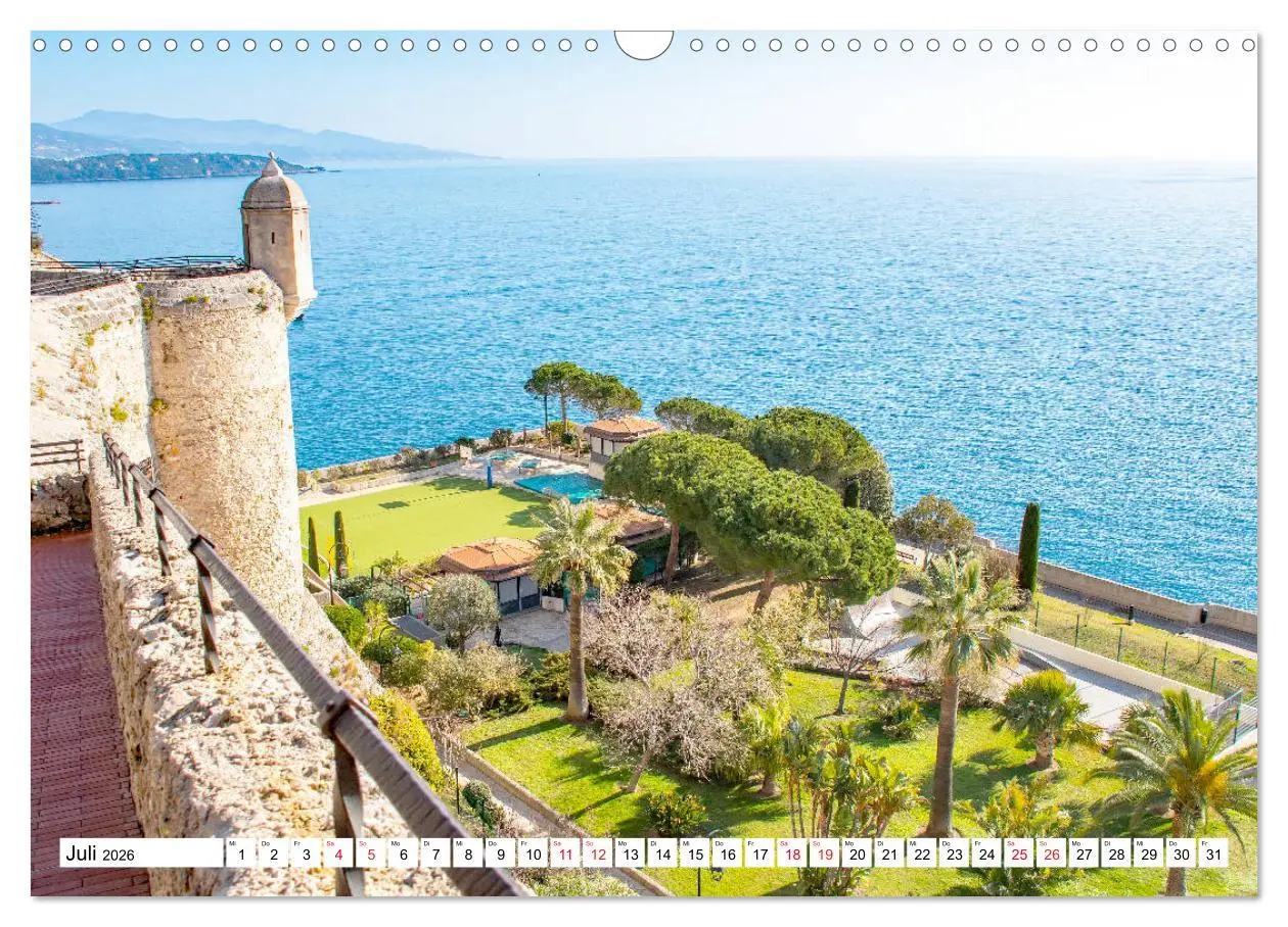 Bild: 9783457694480 | Monaco - Reiseziel am Mittelmeer (Wandkalender 2026 DIN A3 quer),...