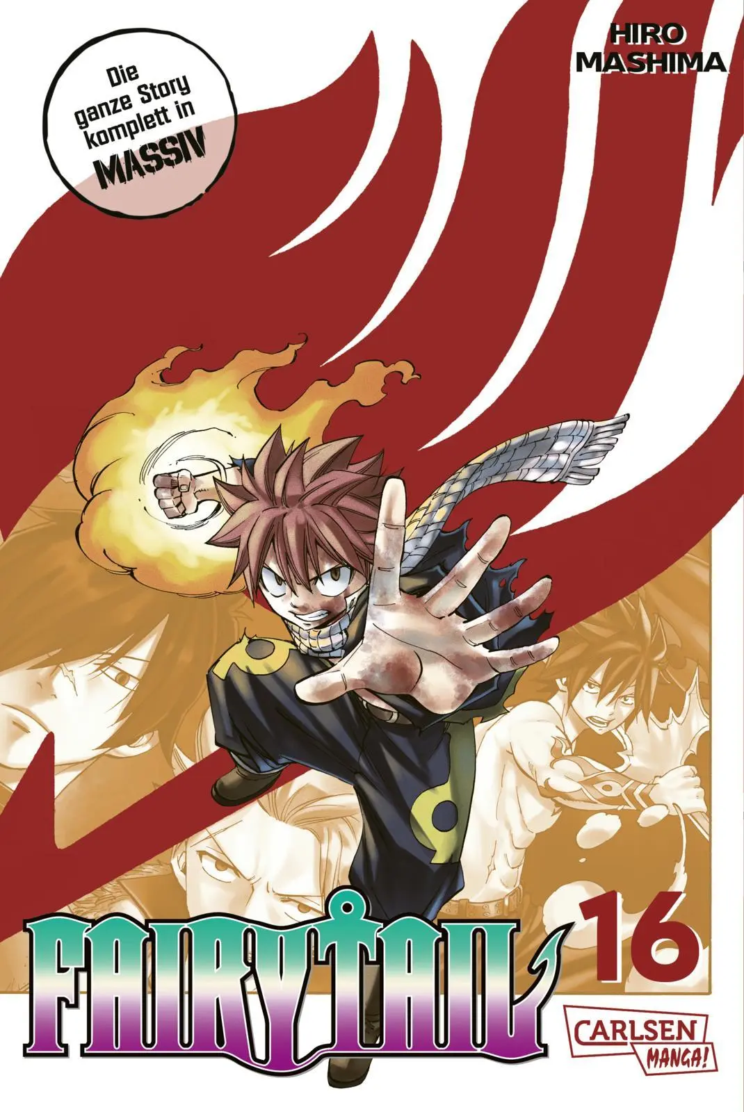 Cover: 9783551024480 | Fairy Tail Massiv 16 | Hiro Mashima | Taschenbuch | Fairy Tail Massiv
