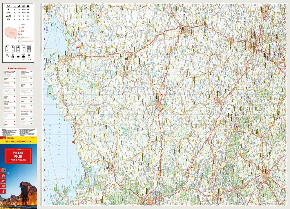Bild: 9783575024480 | MARCO POLO Reisekarte Polen 1:700.000 | (Land-)Karte | Deutsch | 2026