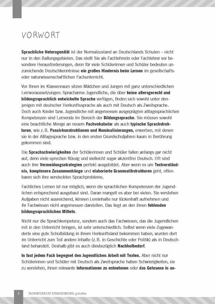 Bild: 9783834644480 | Fachunterricht sprachsensibel gestalten | Alexandra Piel | Taschenbuch