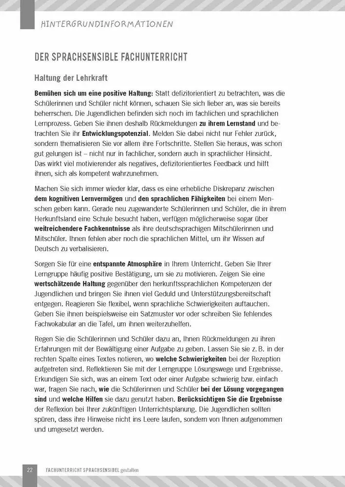 Bild: 9783834644480 | Fachunterricht sprachsensibel gestalten | Alexandra Piel | Taschenbuch
