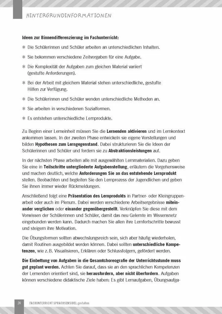 Bild: 9783834644480 | Fachunterricht sprachsensibel gestalten | Alexandra Piel | Taschenbuch