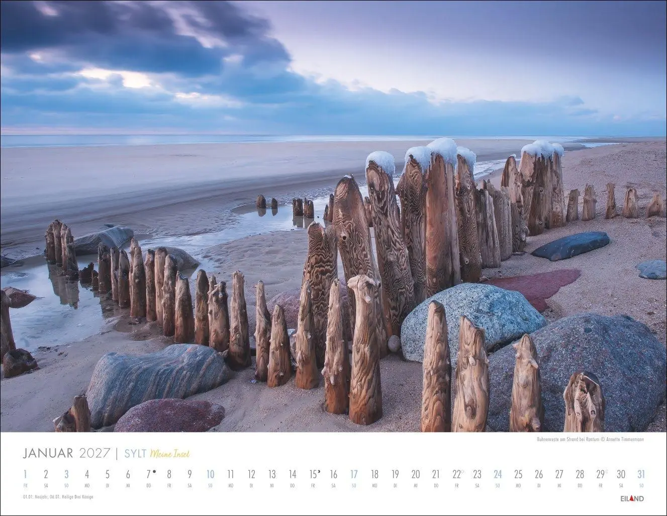 Bild: 9783964024480 | Sylt - Meine Insel Kalender 2027 | Eiland | Kalender | Spiralbindung