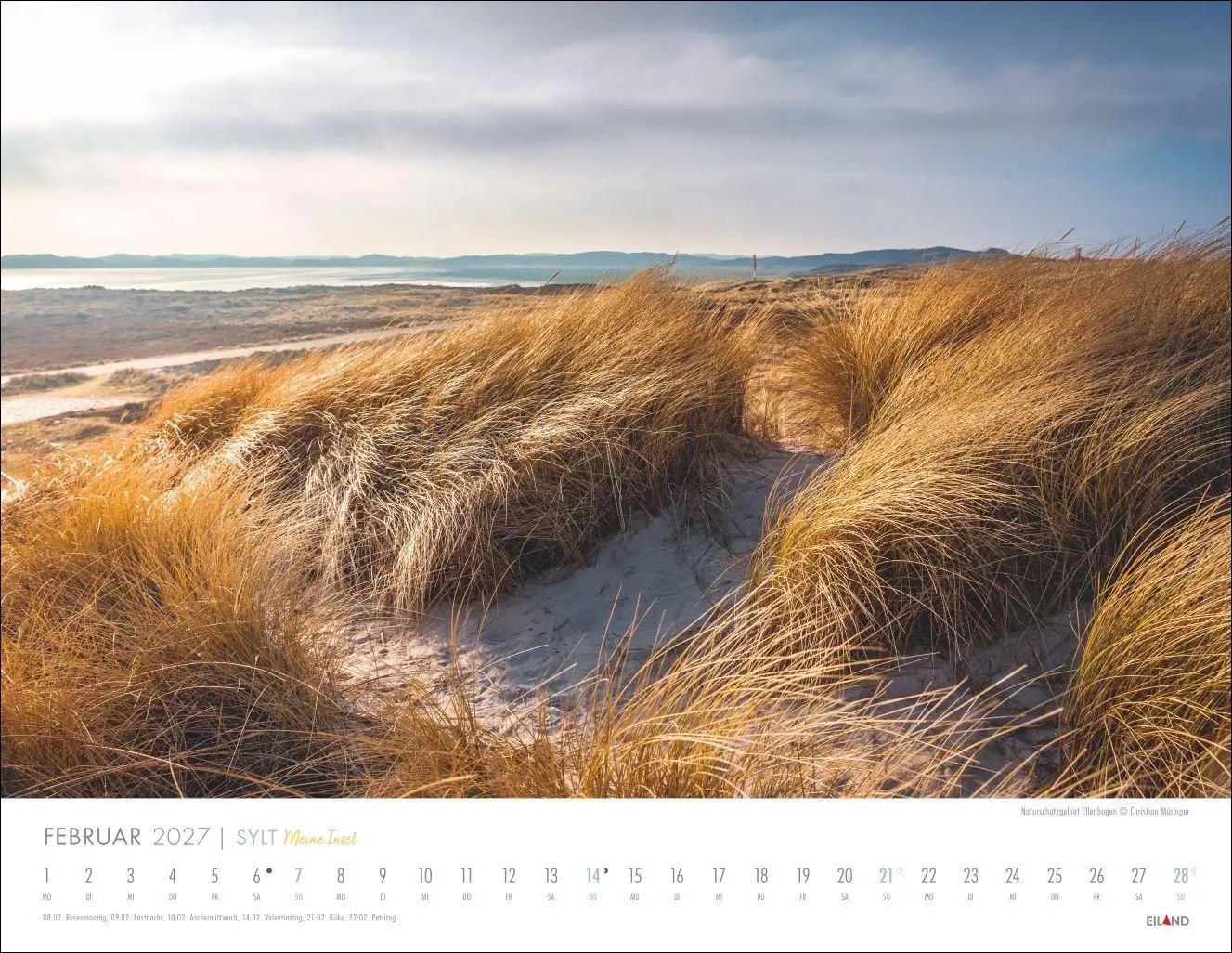 Bild: 9783964024480 | Sylt - Meine Insel Kalender 2027 | Eiland | Kalender | Spiralbindung