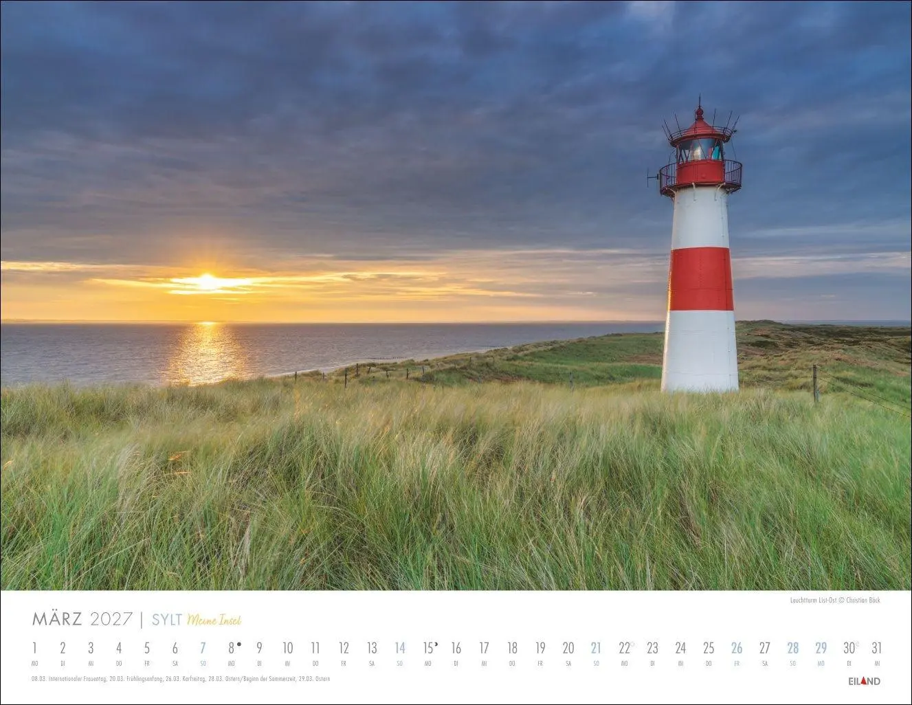 Bild: 9783964024480 | Sylt - Meine Insel Kalender 2027 | Eiland | Kalender | Spiralbindung