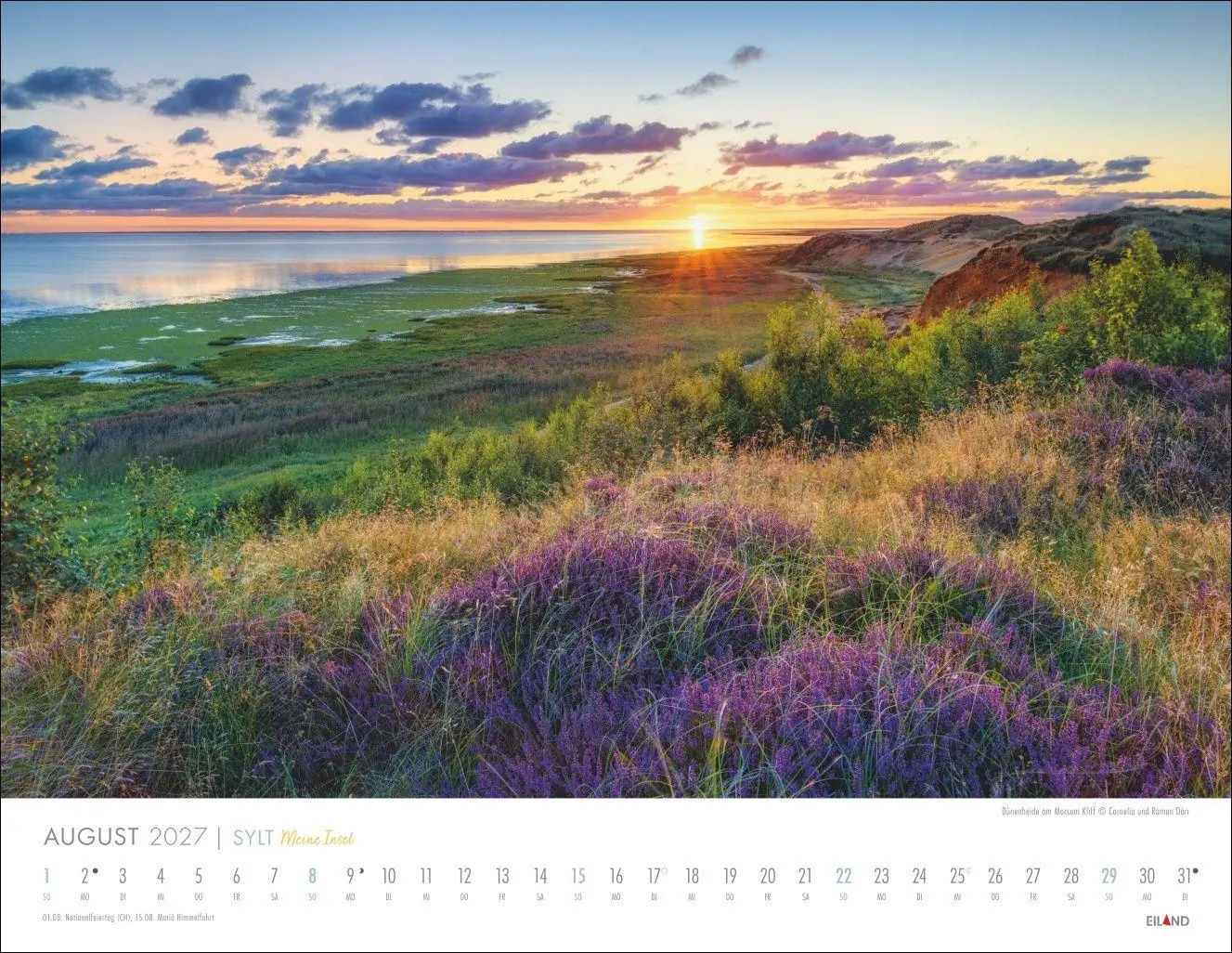 Bild: 9783964024480 | Sylt - Meine Insel Kalender 2027 | Eiland | Kalender | Spiralbindung