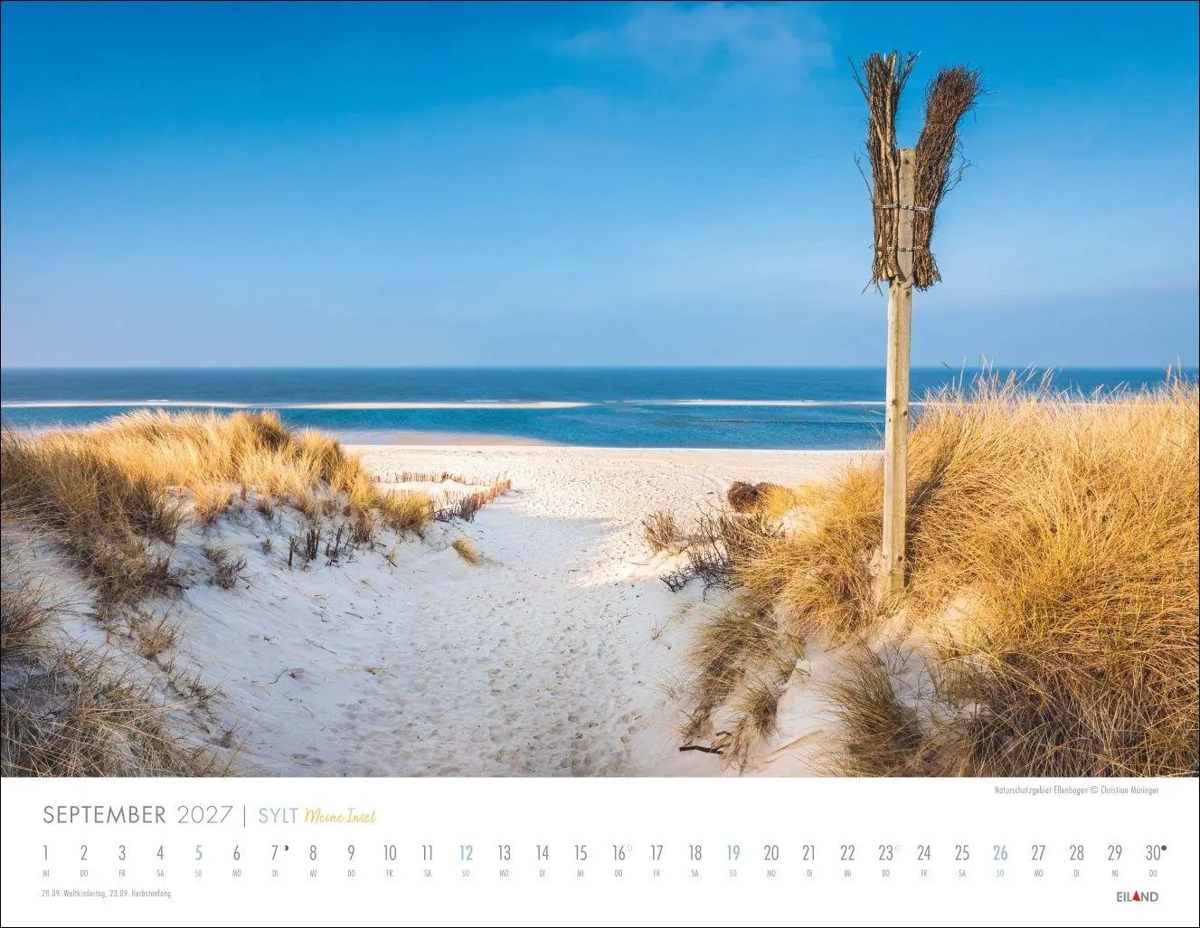 Bild: 9783964024480 | Sylt - Meine Insel Kalender 2027 | Eiland | Kalender | Spiralbindung
