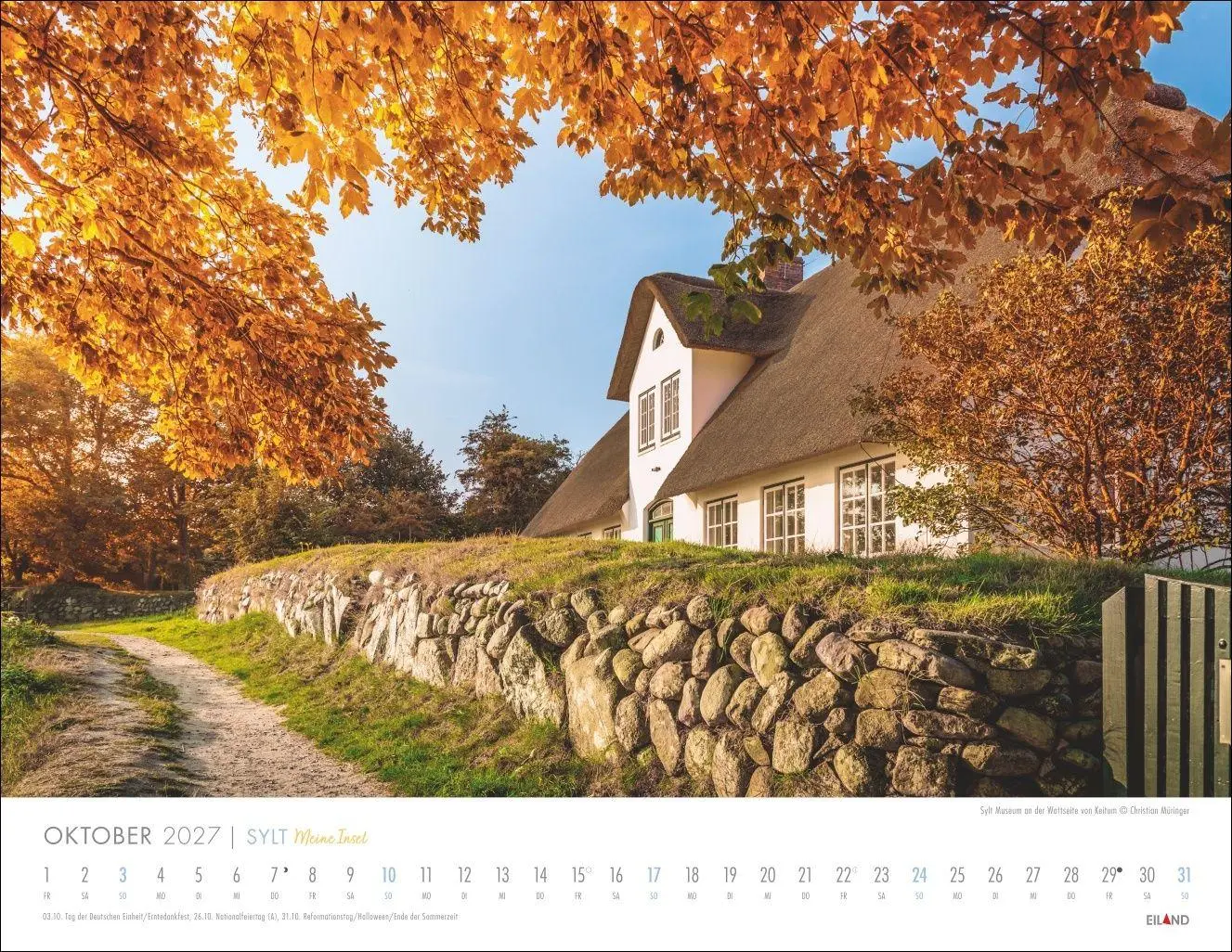 Bild: 9783964024480 | Sylt - Meine Insel Kalender 2027 | Eiland | Kalender | Spiralbindung