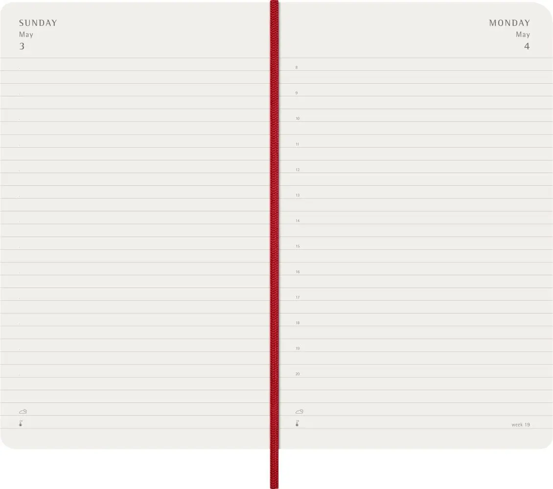 Bild: 8056999274580 | Moleskine 12 Monate Tageskalender 2026, Large/A5, 1 Tag = 1 Seite,...