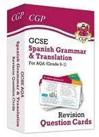 Cover: 9781789084580 | GCSE AQA Spanish: Grammar &amp; Translation Revision Question Cards...