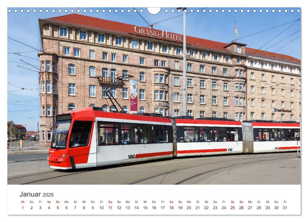 Bild: 9783435044580 | Trams und Straßenbahnen (Wandkalender 2025 DIN A3 quer), CALVENDO...