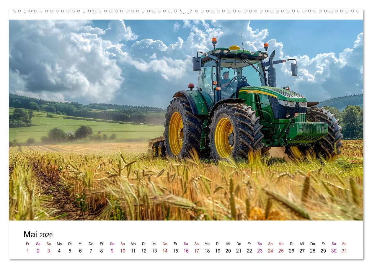 Bild: 9783457374580 | Traktoren Power (hochwertiger Premium Wandkalender 2026 DIN A2...