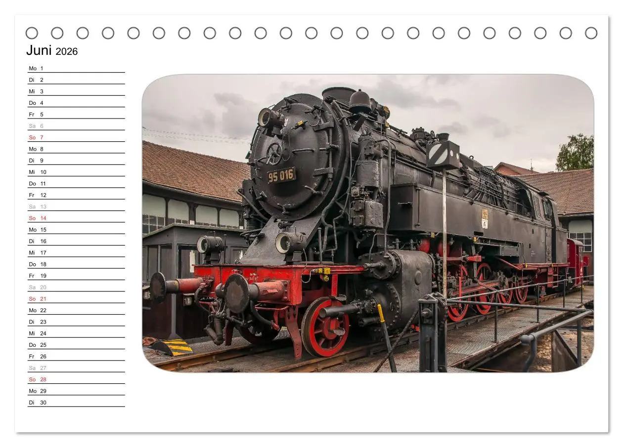 Bild: 9783457994580 | Unter Dampf - Dampflokromantik (Tischkalender 2026 DIN A5 quer),...