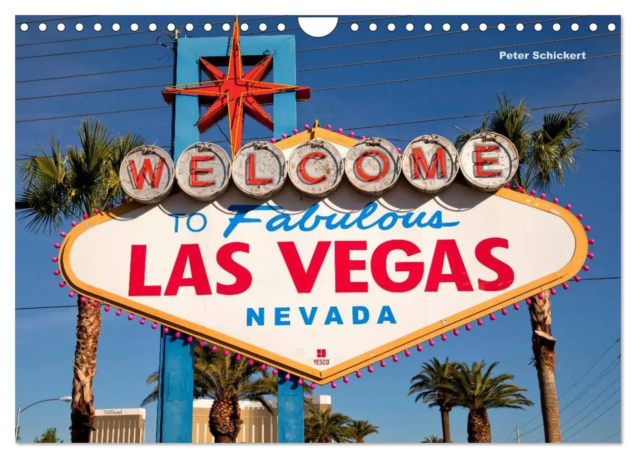 Cover: 9783516224580 | Las Vegas (Wandkalender 2026 DIN A4 quer), CALVENDO Monatskalender