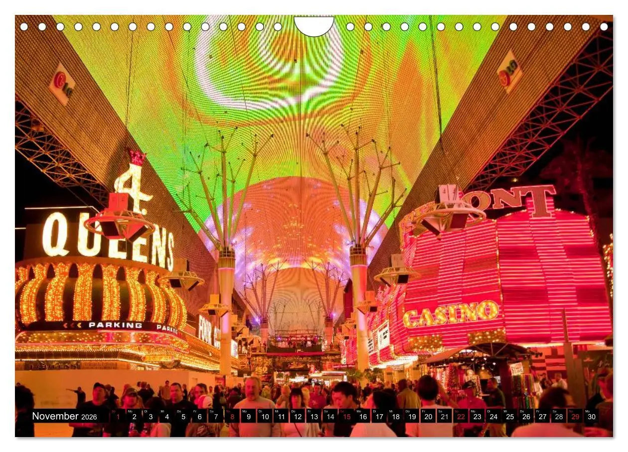 Bild: 9783516224580 | Las Vegas (Wandkalender 2026 DIN A4 quer), CALVENDO Monatskalender