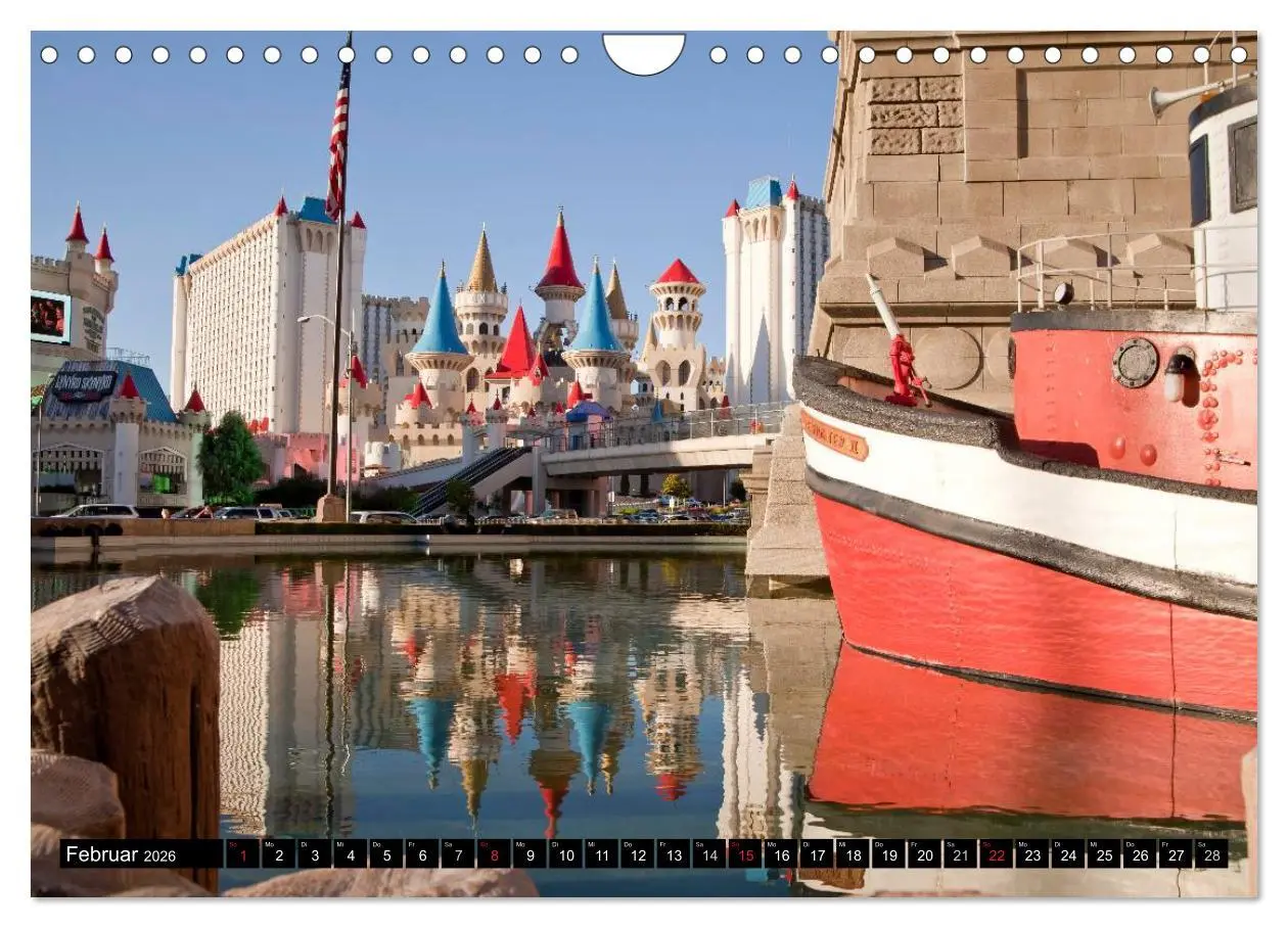Bild: 9783516224580 | Las Vegas (Wandkalender 2026 DIN A4 quer), CALVENDO Monatskalender