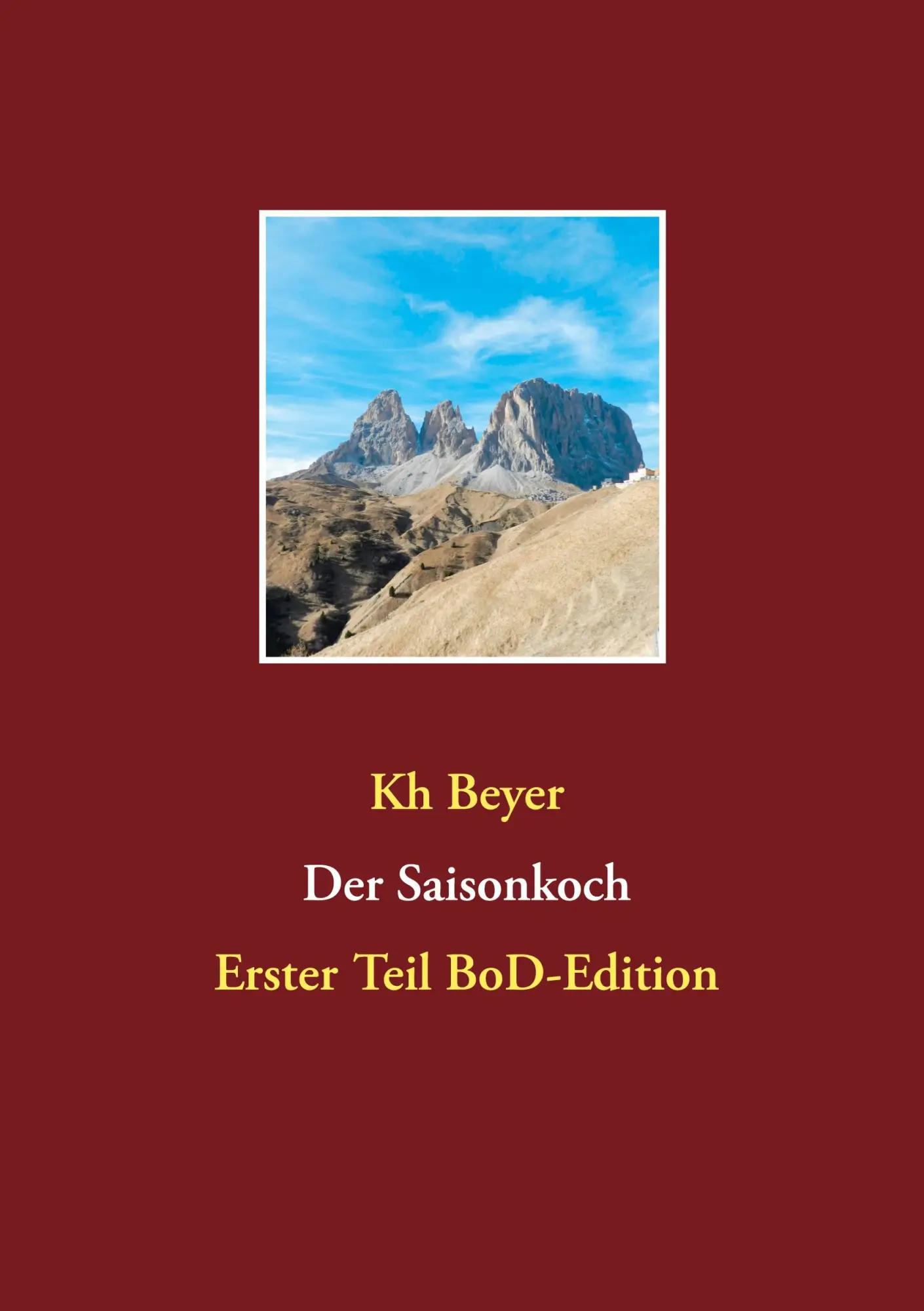 Der Saisonkoch: Erster Teil BoD-Edition