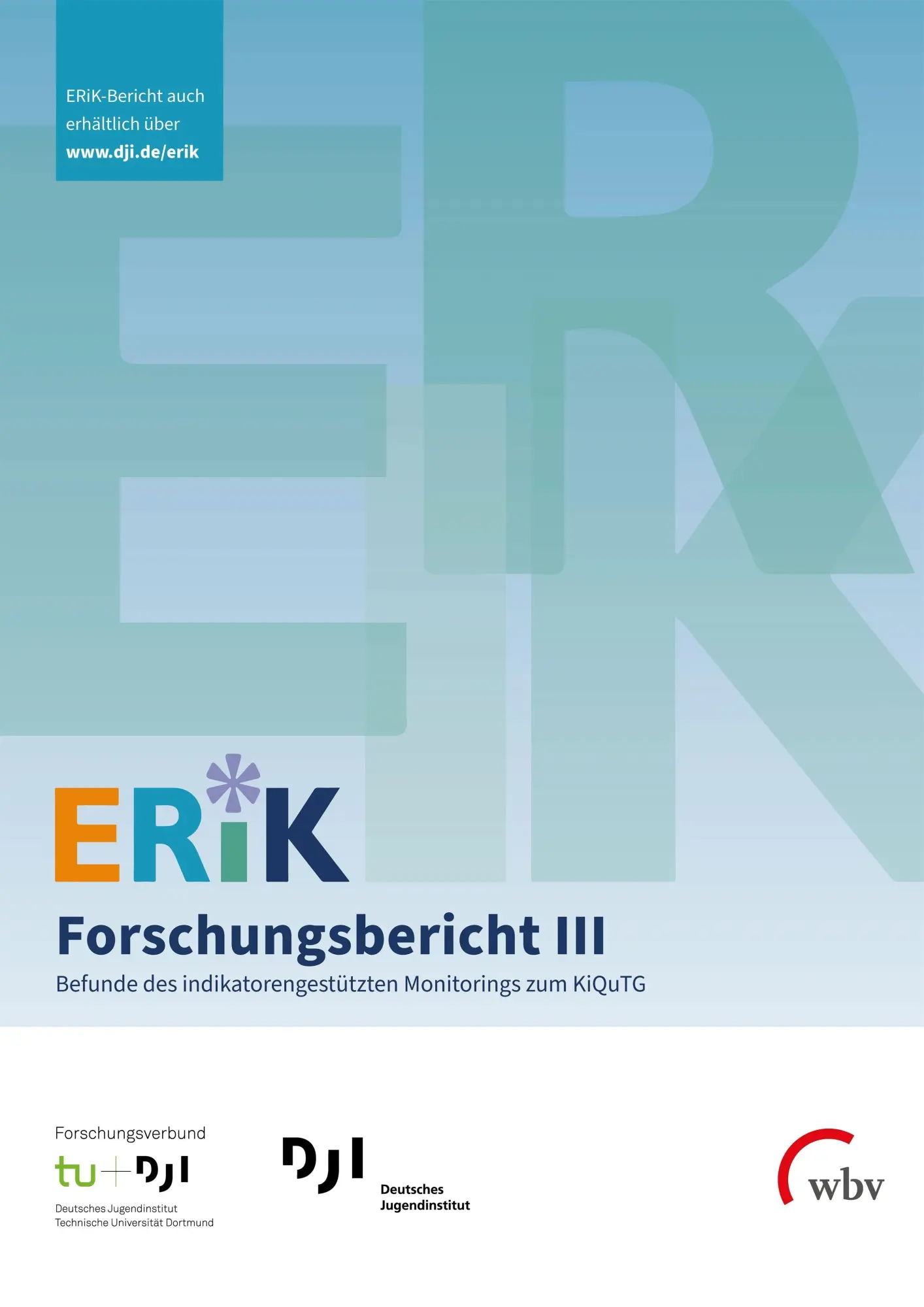 Cover: 9783763974580 | ERiK-Forschungsbericht III | Christiane Meiner-Teubner (u. a.) | Buch