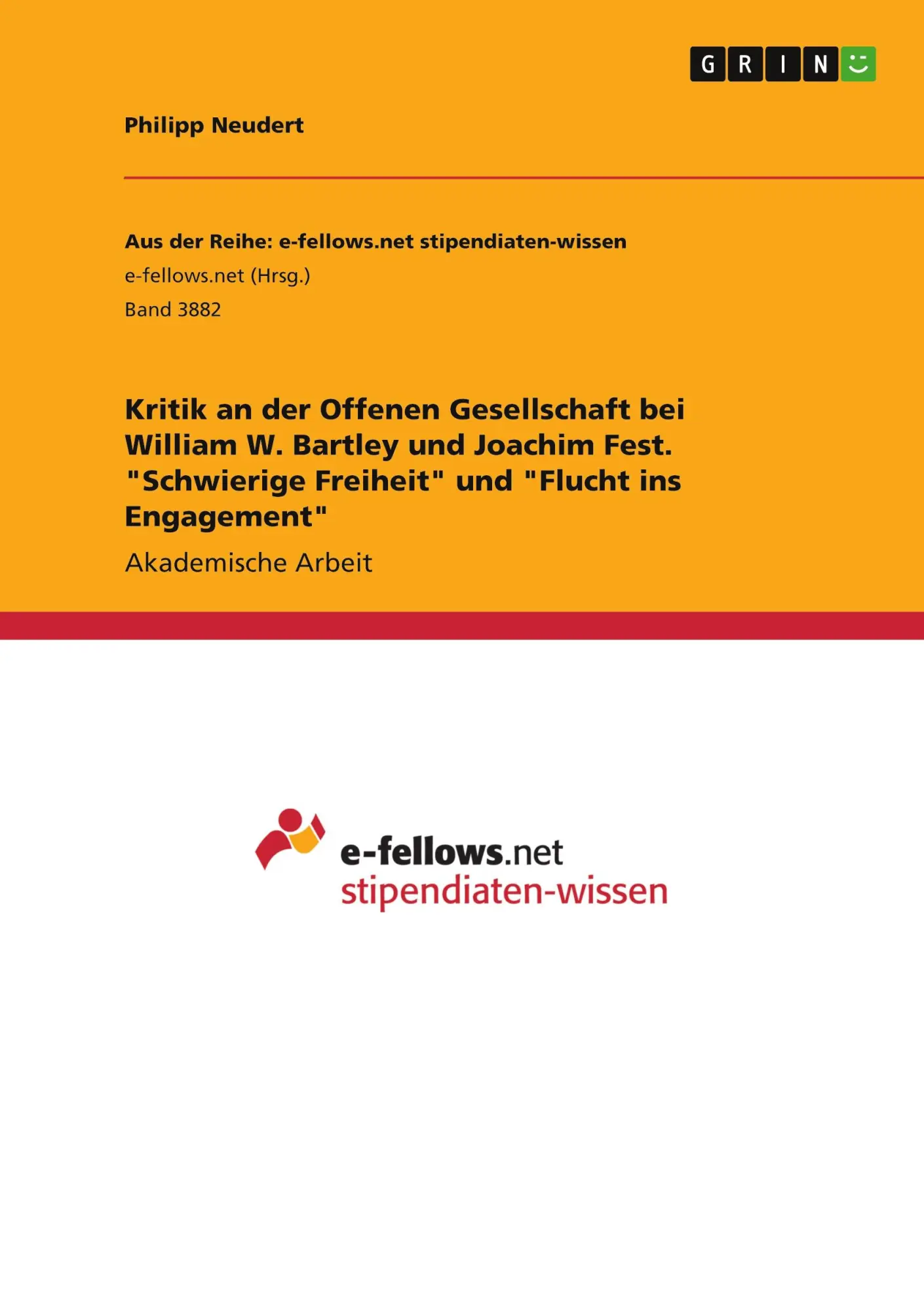 Cover: 9783346484680 | Kritik an der Offenen Gesellschaft bei William W. Bartley und...