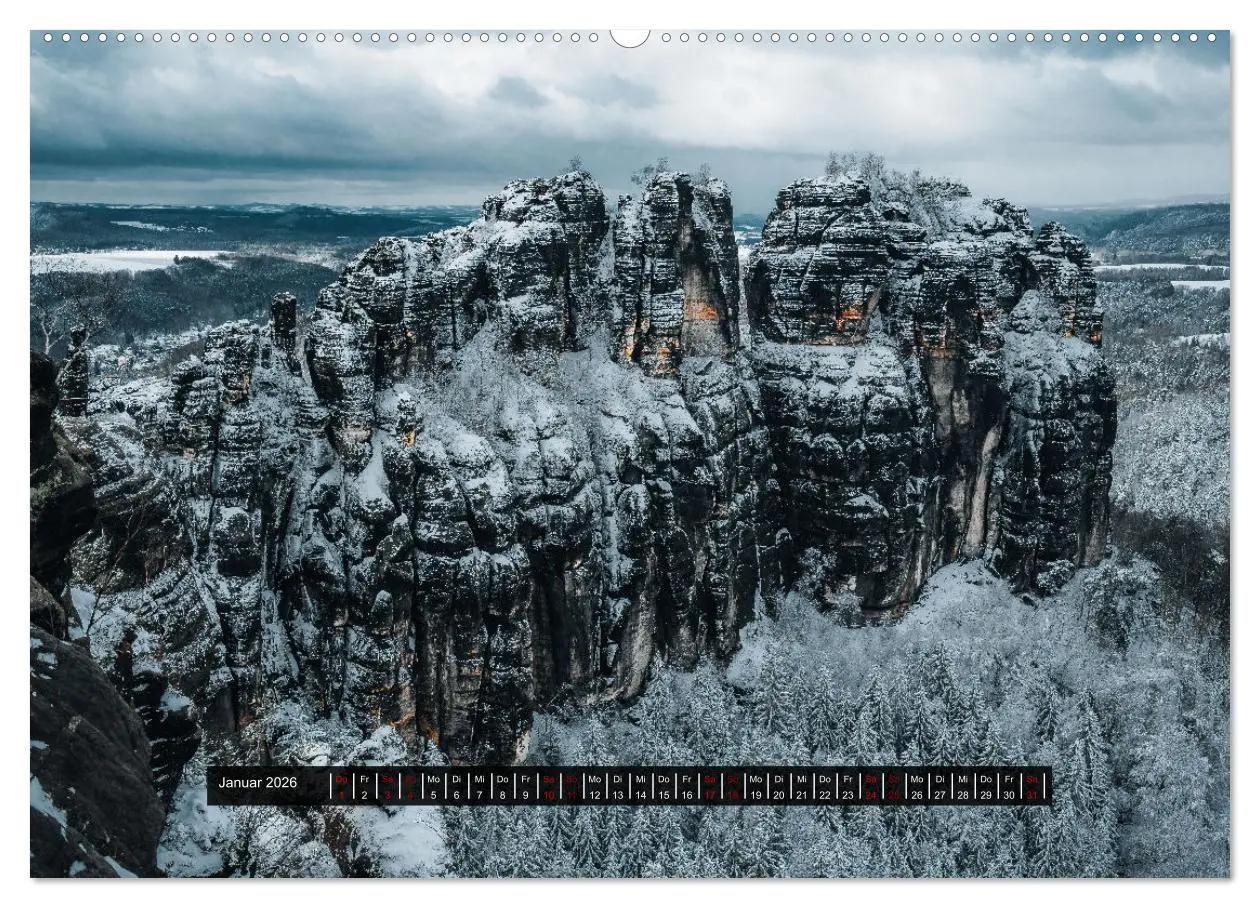 Bild: 9783457504680 | Naturparadies Sächsische Schweiz (Wandkalender 2026 DIN A2 quer),...