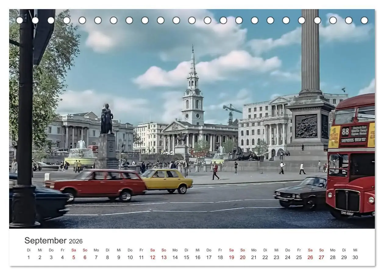 Bild: 9783457814680 | London - Vintage Views (Tischkalender 2026 DIN A5 quer), CALVENDO...