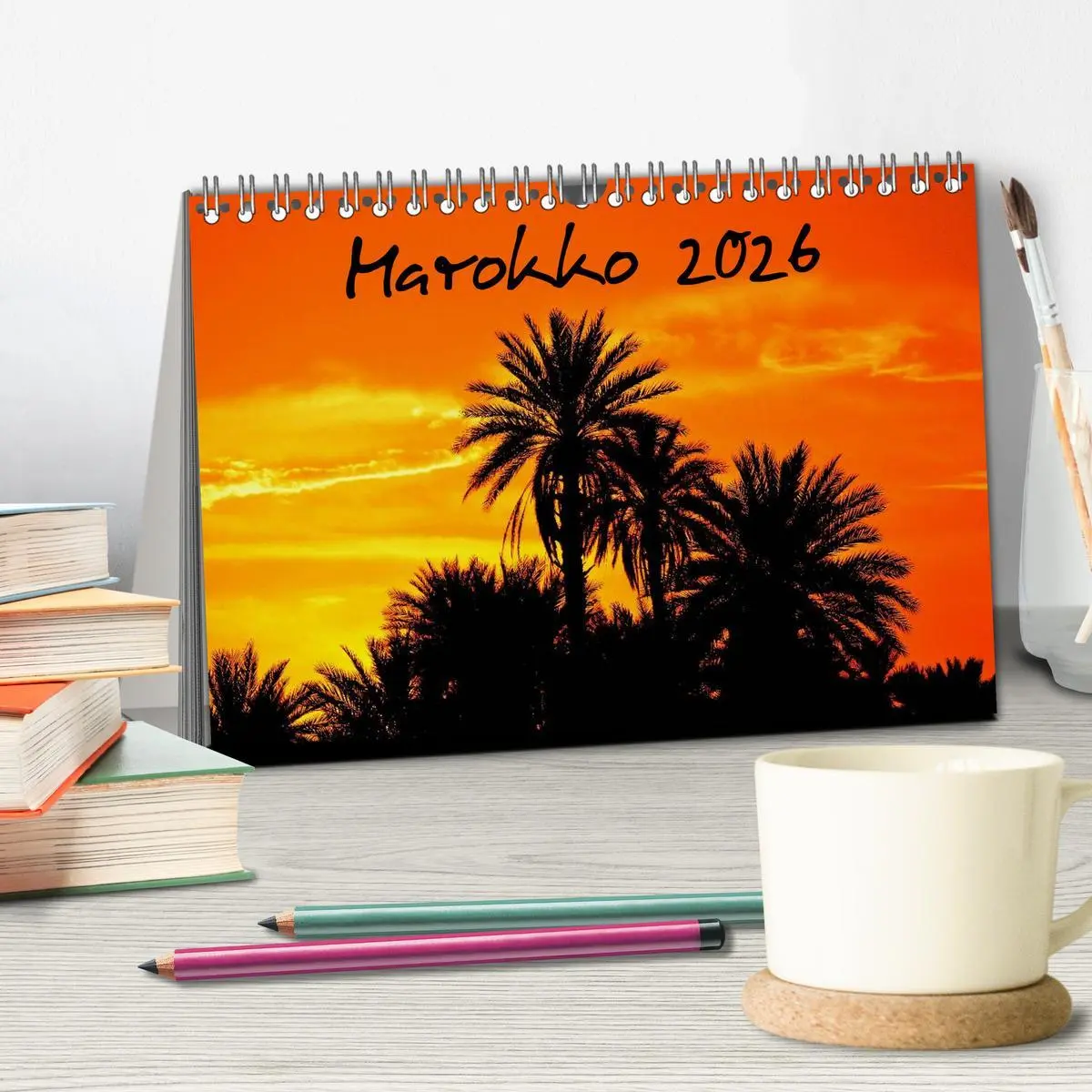 Bild: 9783516214680 | Marokko 2026 (Tischkalender 2026 DIN A5 quer), CALVENDO Monatskalender