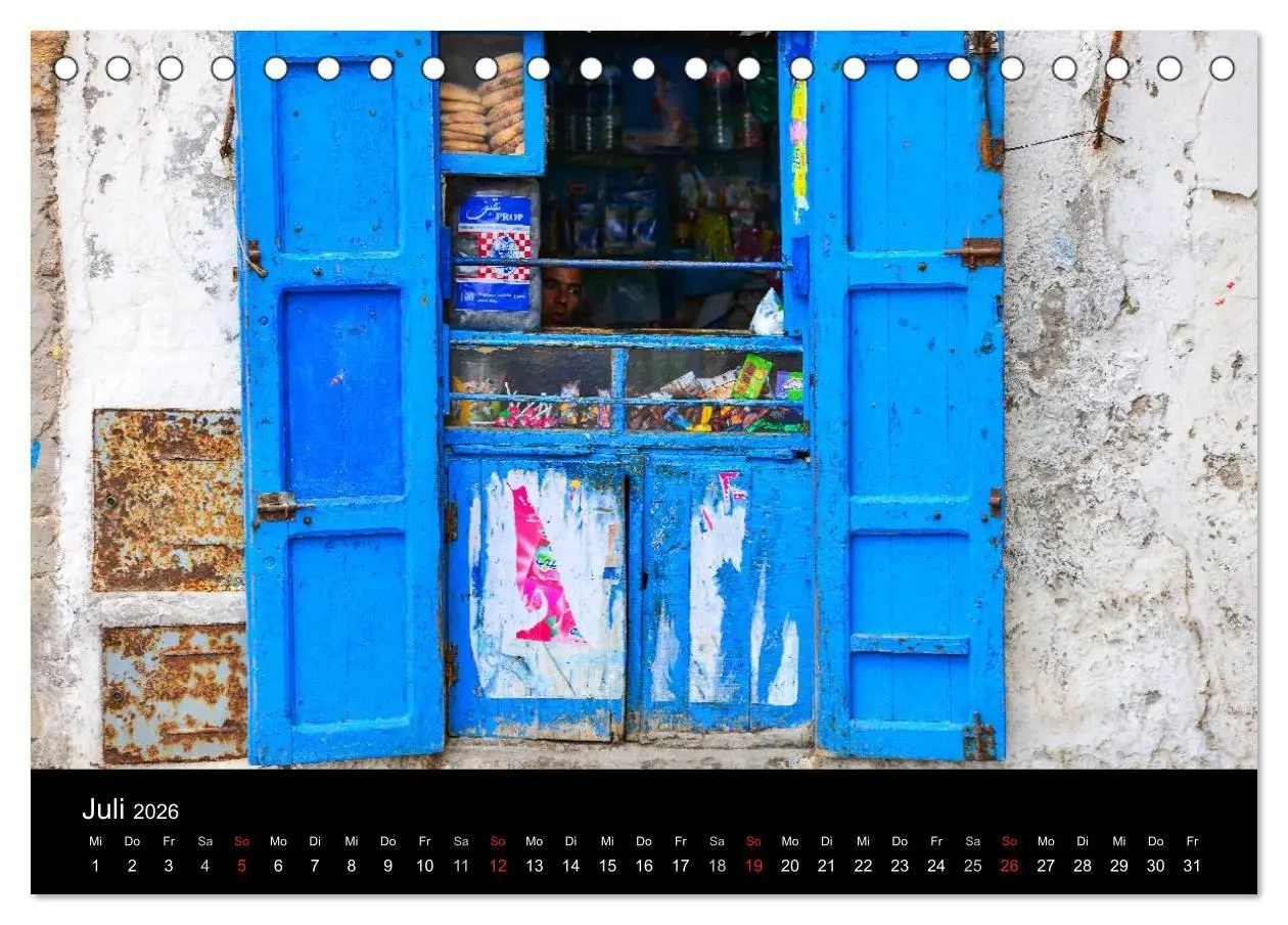 Bild: 9783516214680 | Marokko 2026 (Tischkalender 2026 DIN A5 quer), CALVENDO Monatskalender